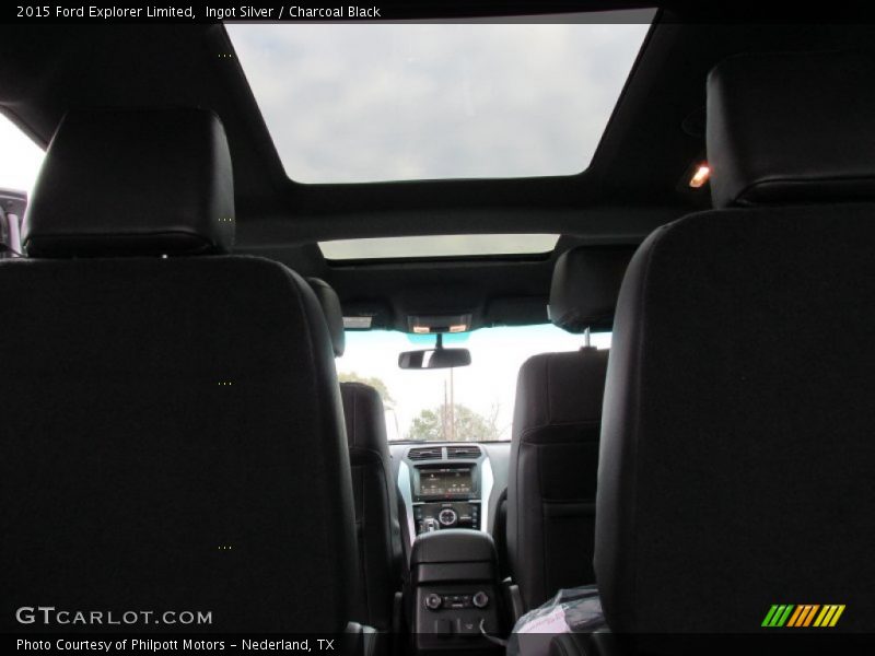 Ingot Silver / Charcoal Black 2015 Ford Explorer Limited