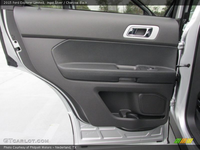 Ingot Silver / Charcoal Black 2015 Ford Explorer Limited