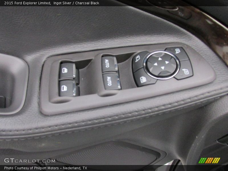 Ingot Silver / Charcoal Black 2015 Ford Explorer Limited