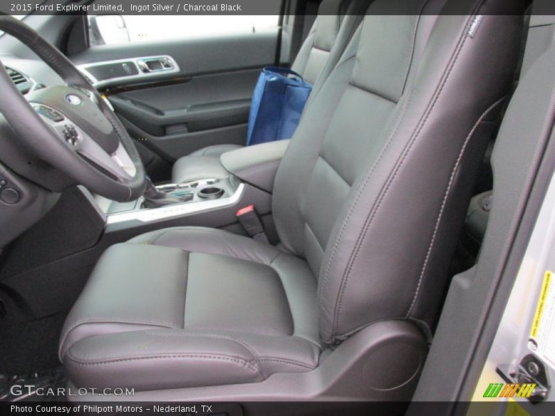 Ingot Silver / Charcoal Black 2015 Ford Explorer Limited