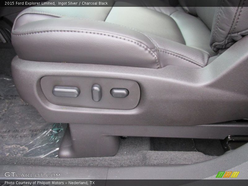 Ingot Silver / Charcoal Black 2015 Ford Explorer Limited