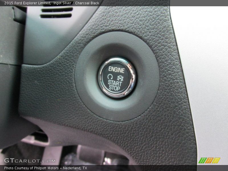 Ingot Silver / Charcoal Black 2015 Ford Explorer Limited