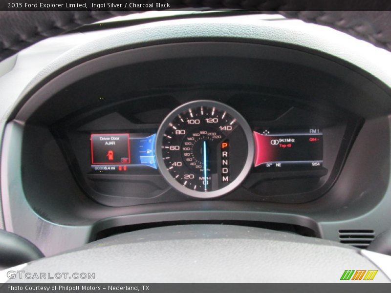 Ingot Silver / Charcoal Black 2015 Ford Explorer Limited