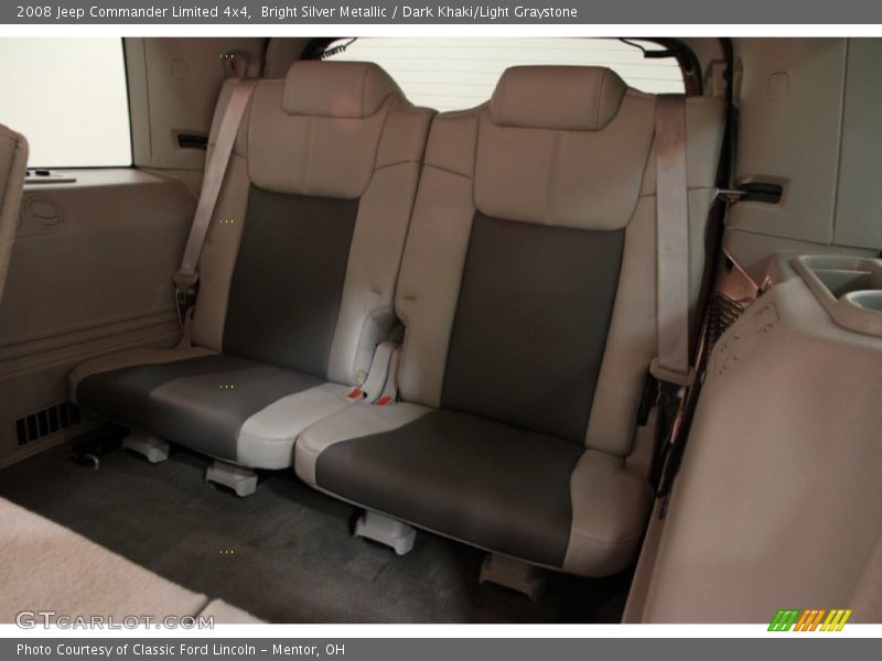 Bright Silver Metallic / Dark Khaki/Light Graystone 2008 Jeep Commander Limited 4x4