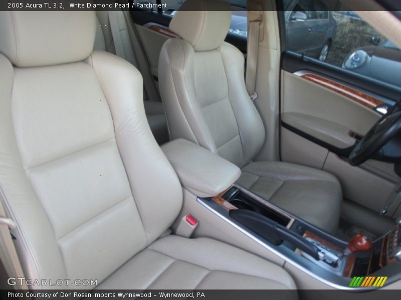 White Diamond Pearl / Parchment 2005 Acura TL 3.2