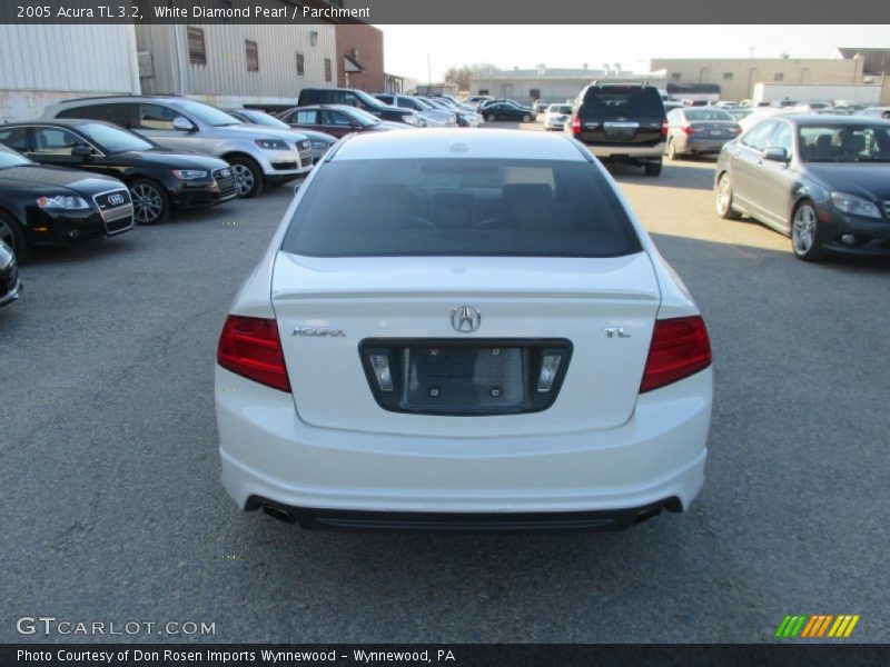 White Diamond Pearl / Parchment 2005 Acura TL 3.2