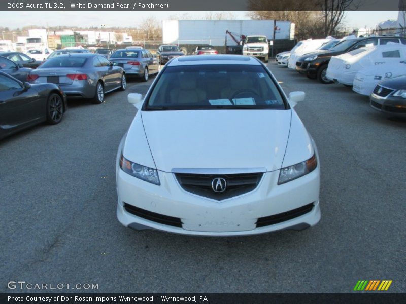 White Diamond Pearl / Parchment 2005 Acura TL 3.2