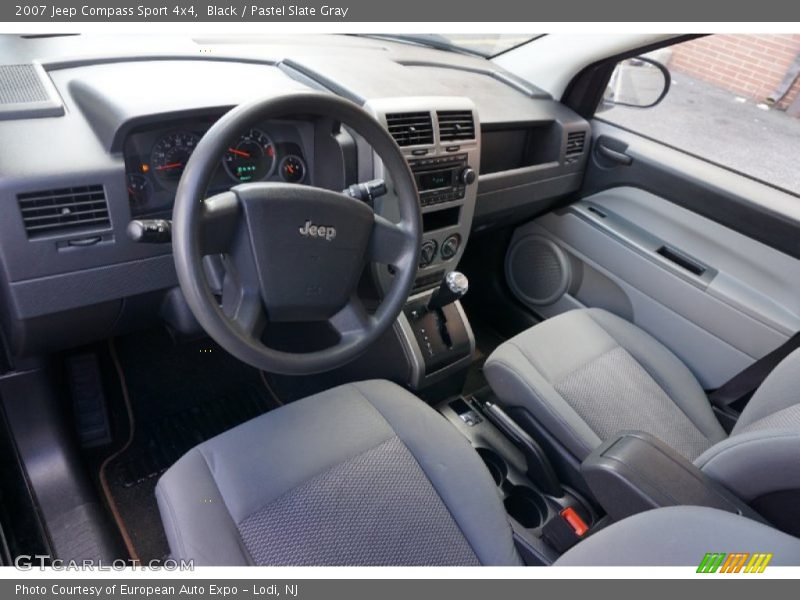 Black / Pastel Slate Gray 2007 Jeep Compass Sport 4x4