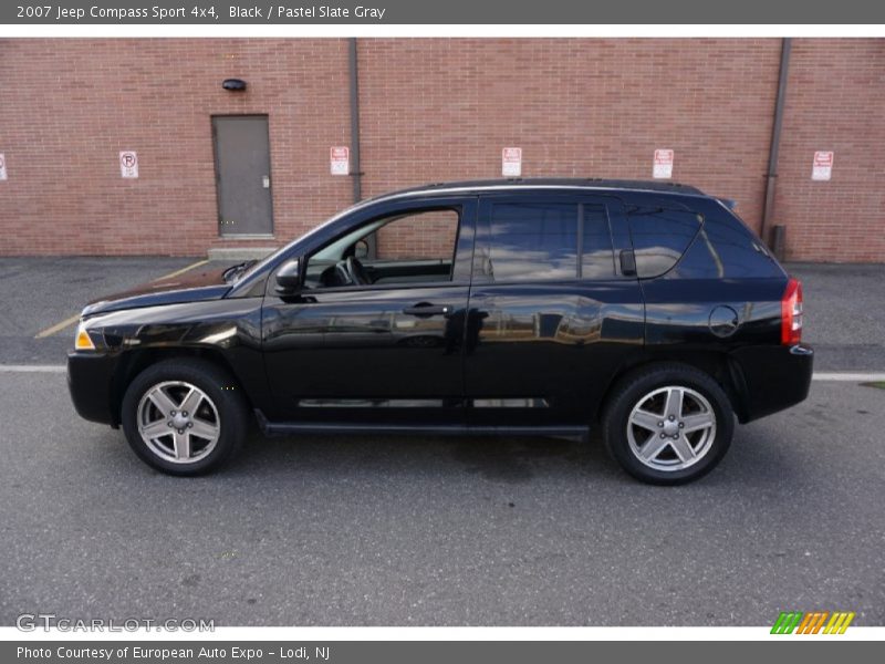 Black / Pastel Slate Gray 2007 Jeep Compass Sport 4x4