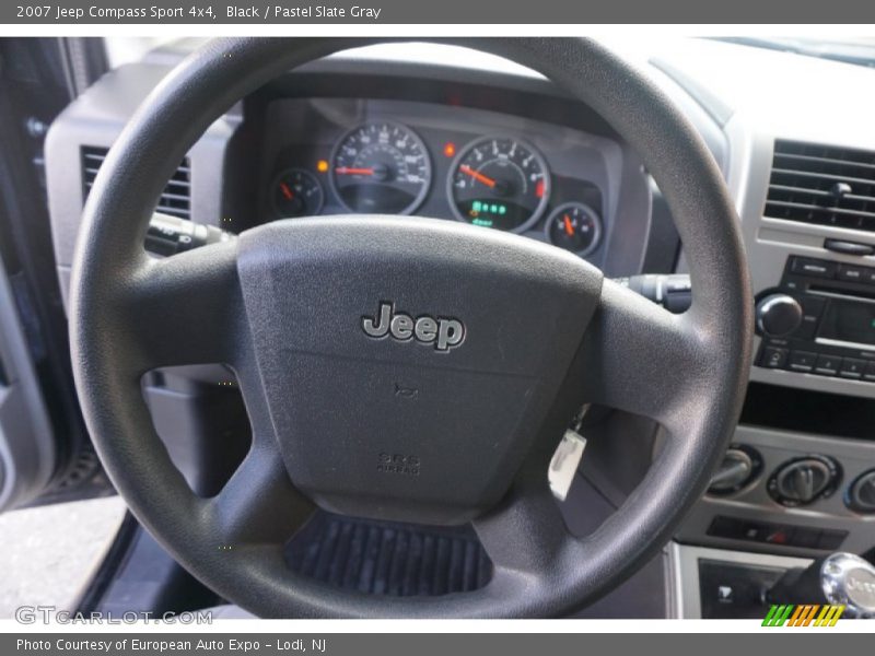 Black / Pastel Slate Gray 2007 Jeep Compass Sport 4x4
