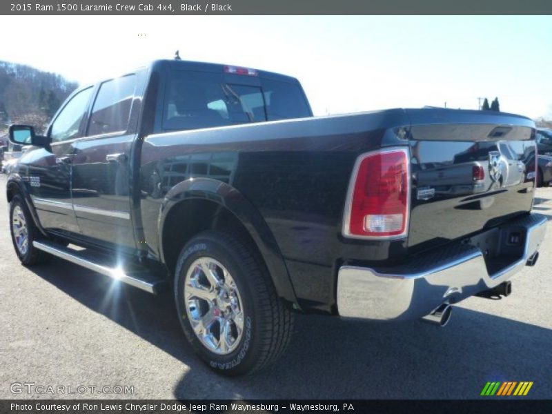 Black / Black 2015 Ram 1500 Laramie Crew Cab 4x4