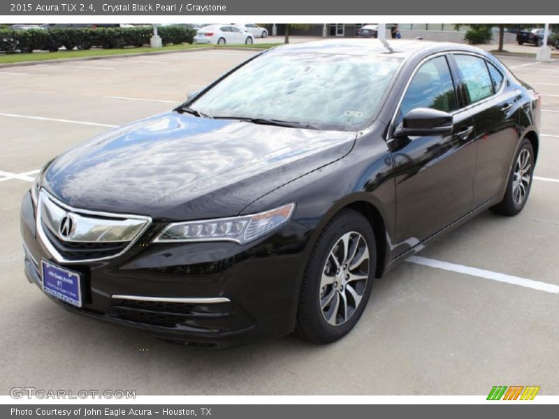 Crystal Black Pearl / Graystone 2015 Acura TLX 2.4