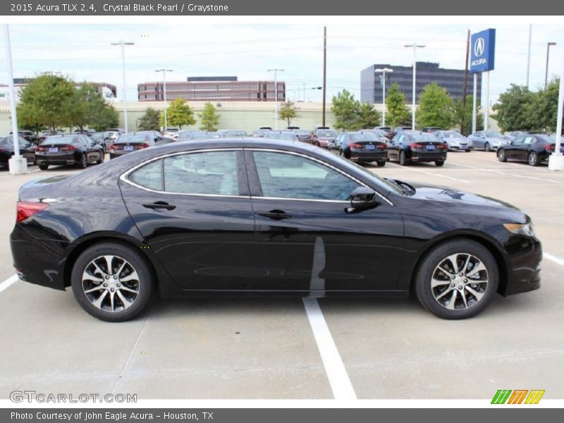 Crystal Black Pearl / Graystone 2015 Acura TLX 2.4