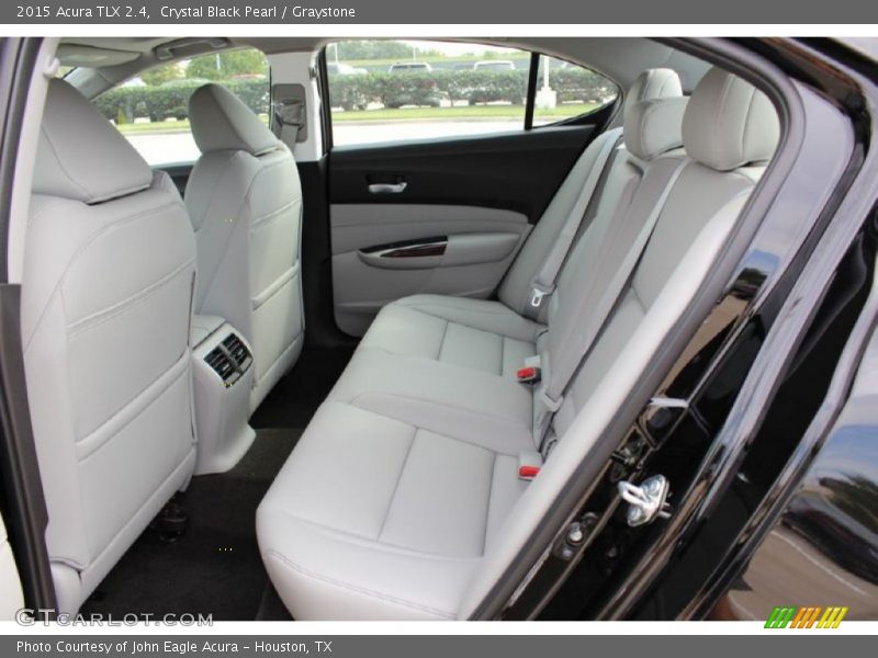 Crystal Black Pearl / Graystone 2015 Acura TLX 2.4