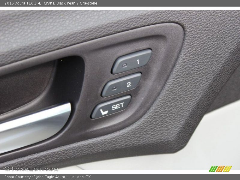 Crystal Black Pearl / Graystone 2015 Acura TLX 2.4