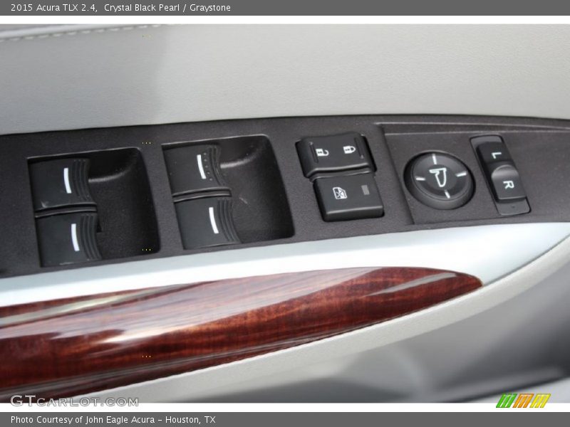 Crystal Black Pearl / Graystone 2015 Acura TLX 2.4