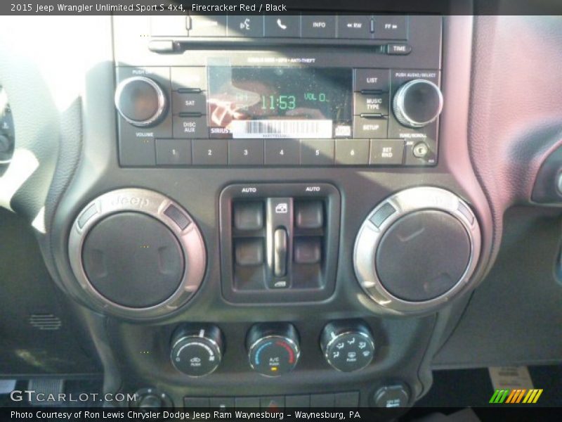Firecracker Red / Black 2015 Jeep Wrangler Unlimited Sport S 4x4