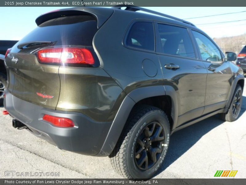 ECO Green Pearl / Trailhawk Black 2015 Jeep Cherokee Trailhawk 4x4