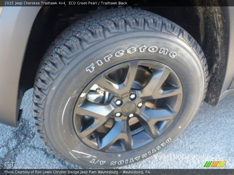 ECO Green Pearl / Trailhawk Black 2015 Jeep Cherokee Trailhawk 4x4