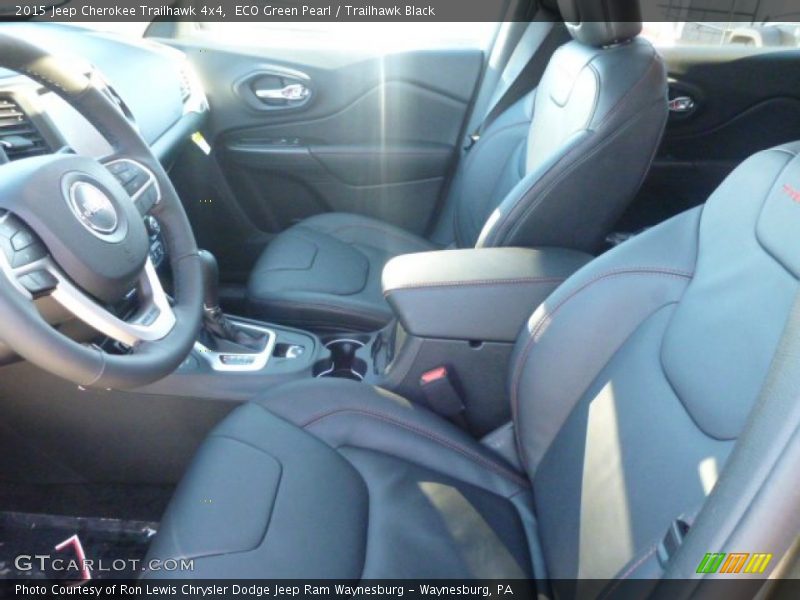 ECO Green Pearl / Trailhawk Black 2015 Jeep Cherokee Trailhawk 4x4