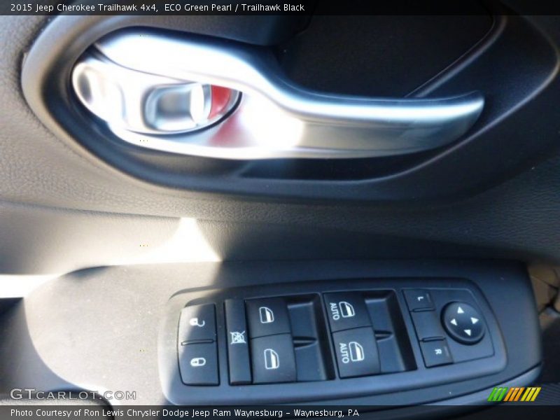 ECO Green Pearl / Trailhawk Black 2015 Jeep Cherokee Trailhawk 4x4