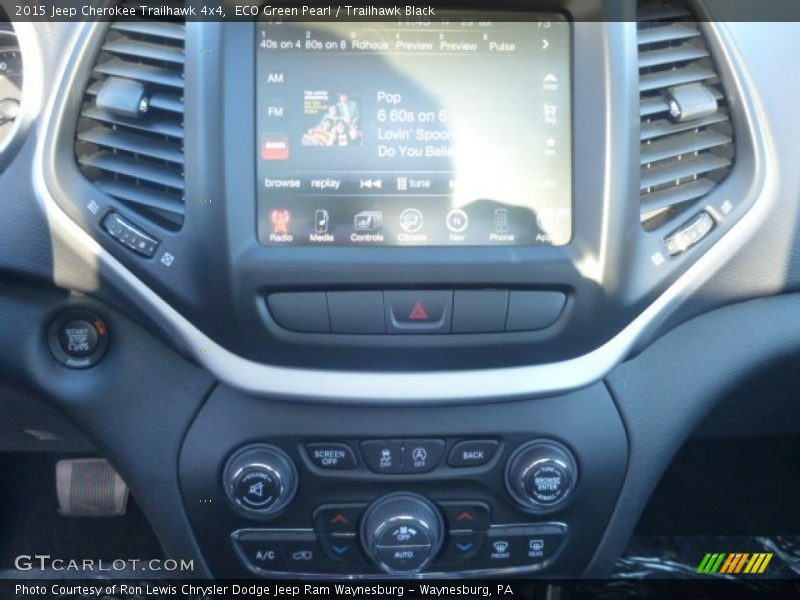 ECO Green Pearl / Trailhawk Black 2015 Jeep Cherokee Trailhawk 4x4