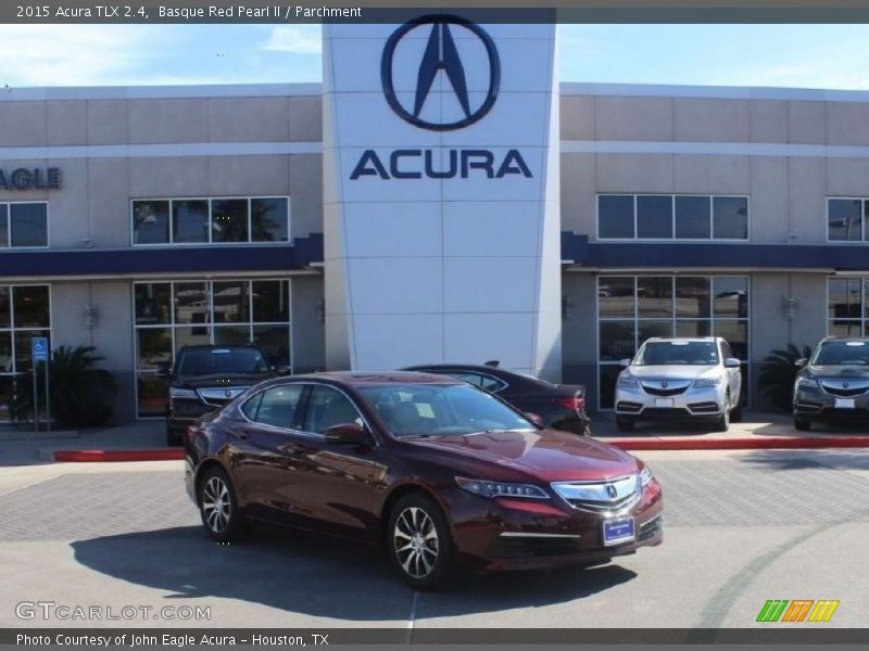 Basque Red Pearl II / Parchment 2015 Acura TLX 2.4