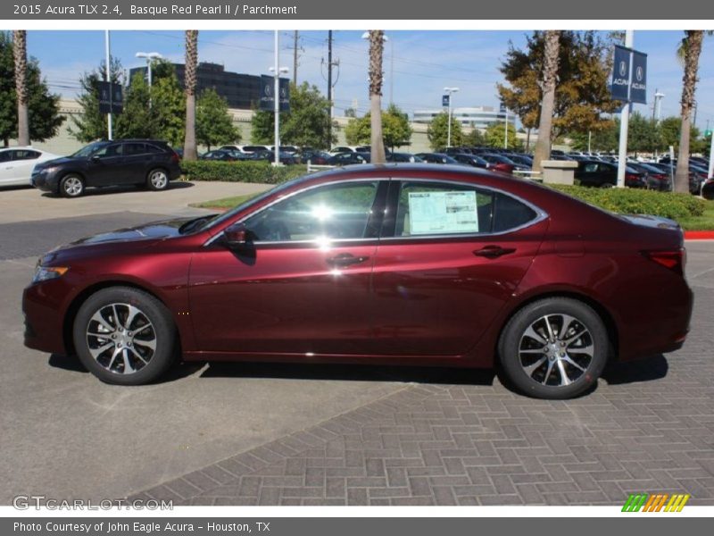 Basque Red Pearl II / Parchment 2015 Acura TLX 2.4