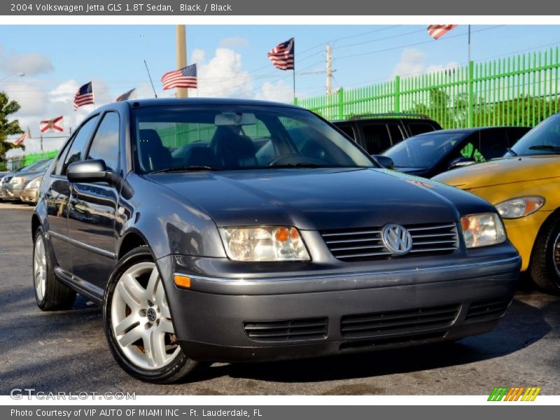 Black / Black 2004 Volkswagen Jetta GLS 1.8T Sedan