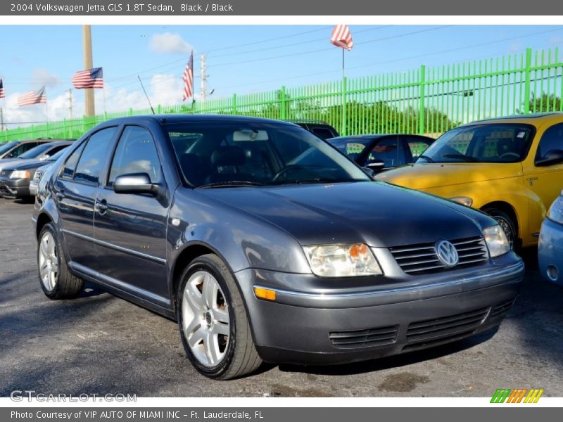 Black / Black 2004 Volkswagen Jetta GLS 1.8T Sedan