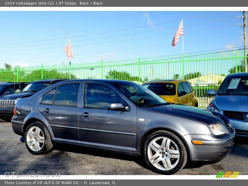 Black / Black 2004 Volkswagen Jetta GLS 1.8T Sedan