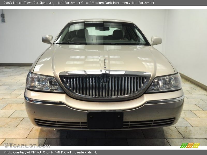 Light Parchment Gold / Medium Dark Parchment/Light Parchment 2003 Lincoln Town Car Signature