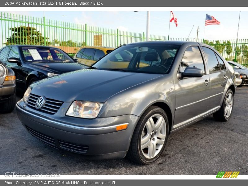 Black / Black 2004 Volkswagen Jetta GLS 1.8T Sedan