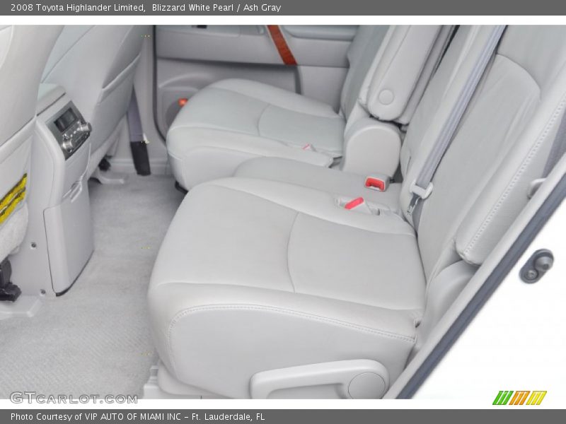 Blizzard White Pearl / Ash Gray 2008 Toyota Highlander Limited