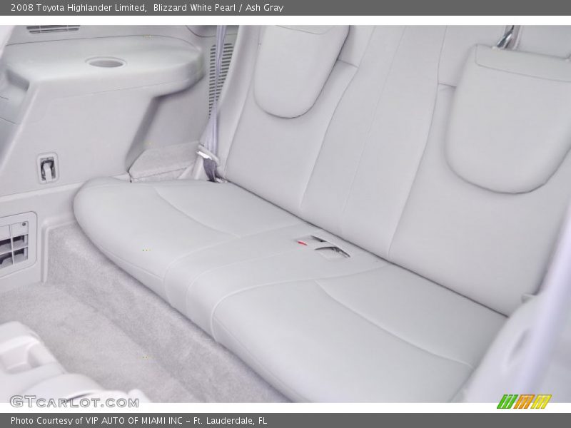 Blizzard White Pearl / Ash Gray 2008 Toyota Highlander Limited