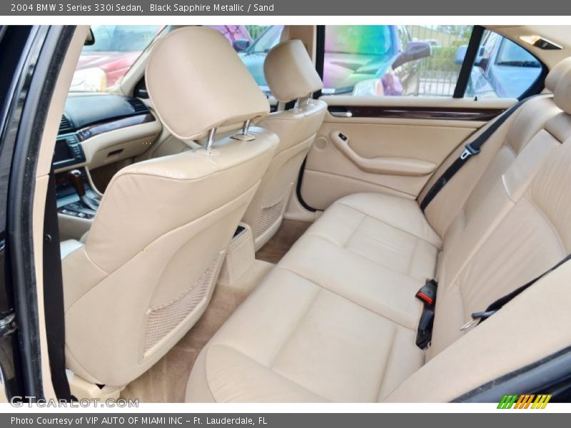 Black Sapphire Metallic / Sand 2004 BMW 3 Series 330i Sedan