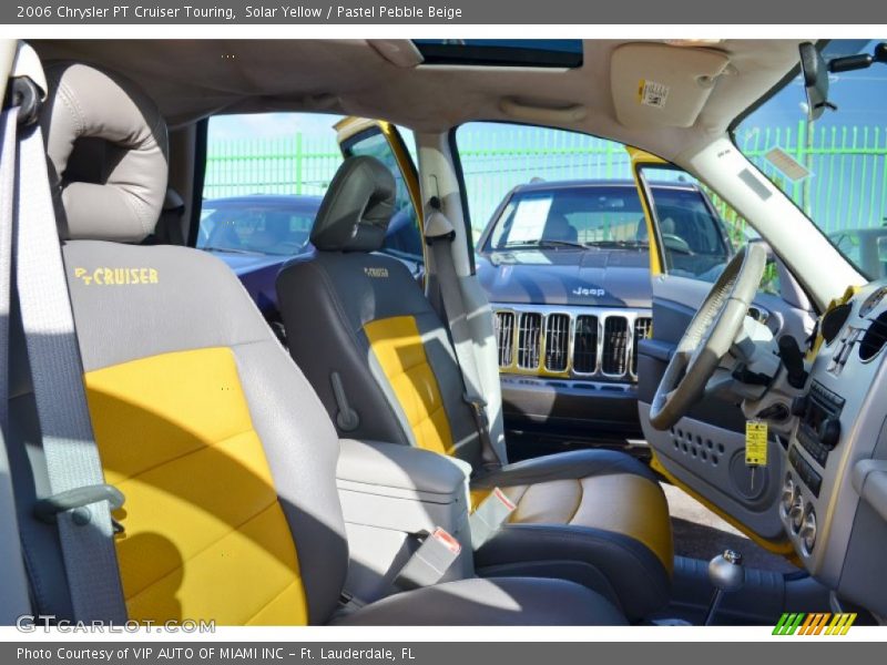 Solar Yellow / Pastel Pebble Beige 2006 Chrysler PT Cruiser Touring