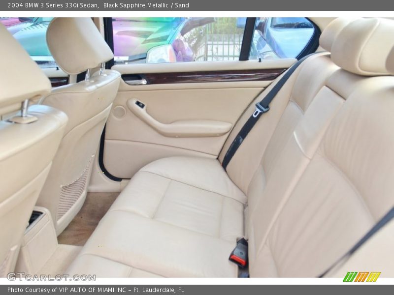 Black Sapphire Metallic / Sand 2004 BMW 3 Series 330i Sedan