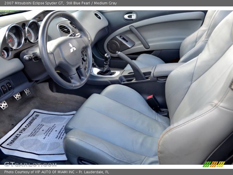 Still Blue Pearl / Medium Gray 2007 Mitsubishi Eclipse Spyder GT