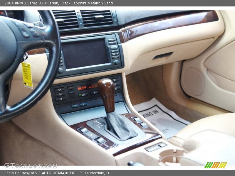 Black Sapphire Metallic / Sand 2004 BMW 3 Series 330i Sedan
