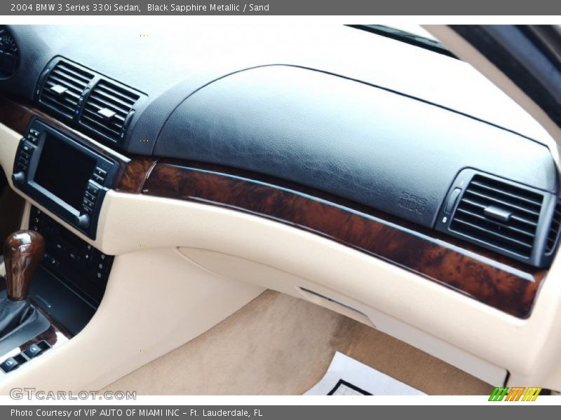 Black Sapphire Metallic / Sand 2004 BMW 3 Series 330i Sedan