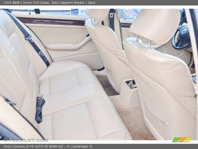Black Sapphire Metallic / Sand 2004 BMW 3 Series 330i Sedan