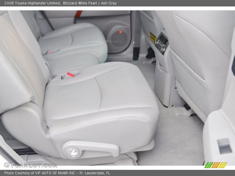 Blizzard White Pearl / Ash Gray 2008 Toyota Highlander Limited