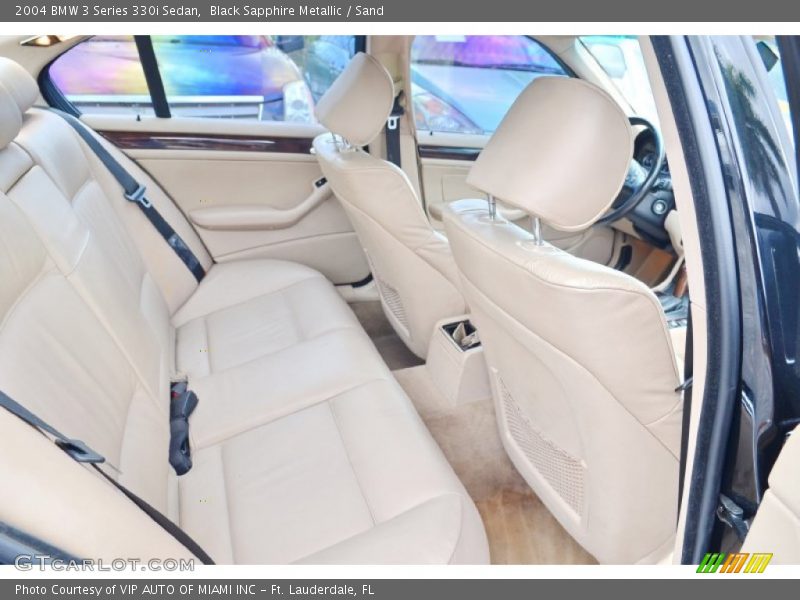 Black Sapphire Metallic / Sand 2004 BMW 3 Series 330i Sedan