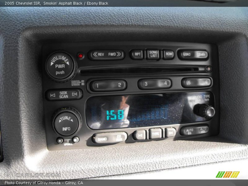 Smokin' Asphalt Black / Ebony Black 2005 Chevrolet SSR
