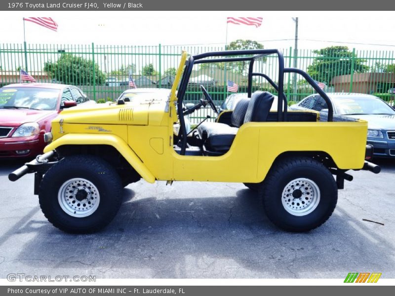 Yellow / Black 1976 Toyota Land Cruiser FJ40