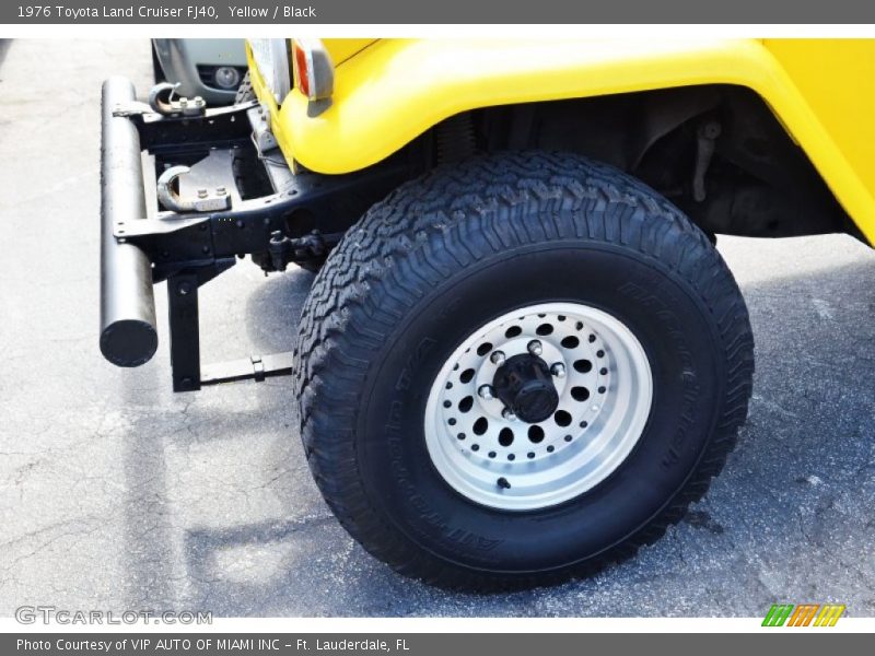 Yellow / Black 1976 Toyota Land Cruiser FJ40