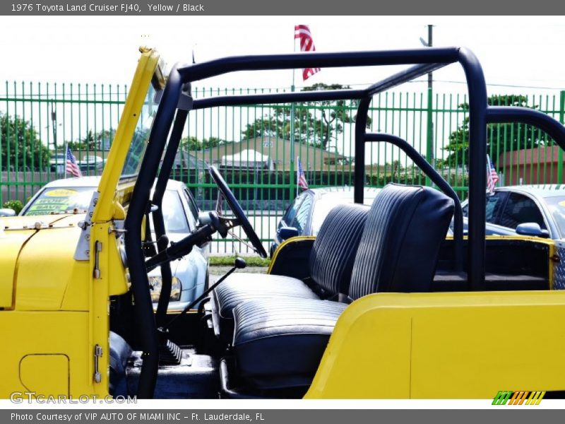 Yellow / Black 1976 Toyota Land Cruiser FJ40