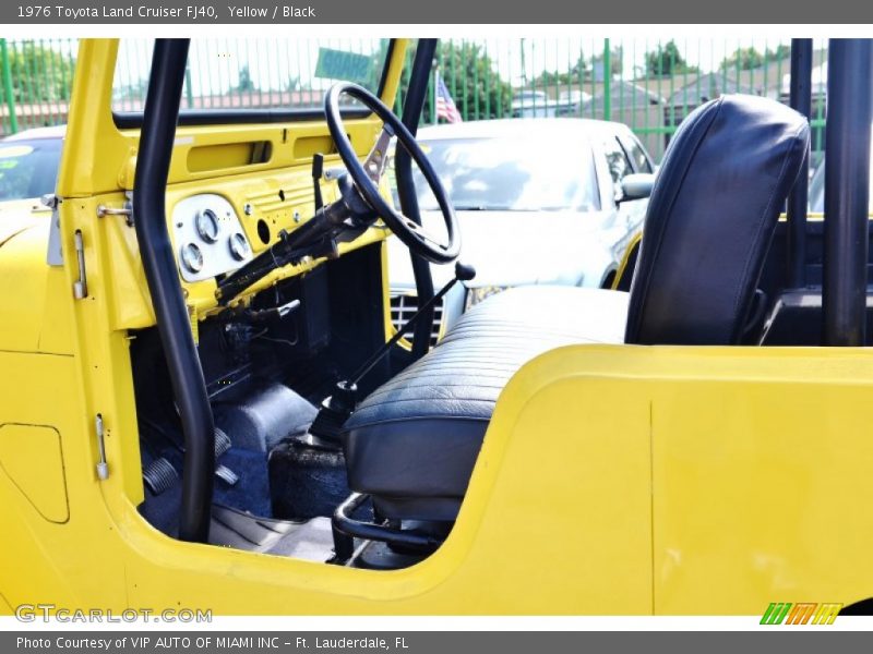 Yellow / Black 1976 Toyota Land Cruiser FJ40
