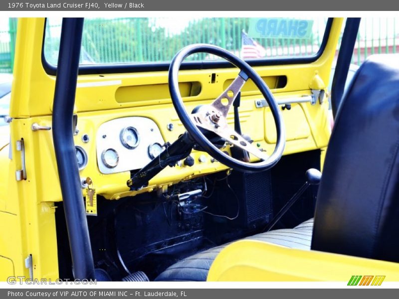 Yellow / Black 1976 Toyota Land Cruiser FJ40